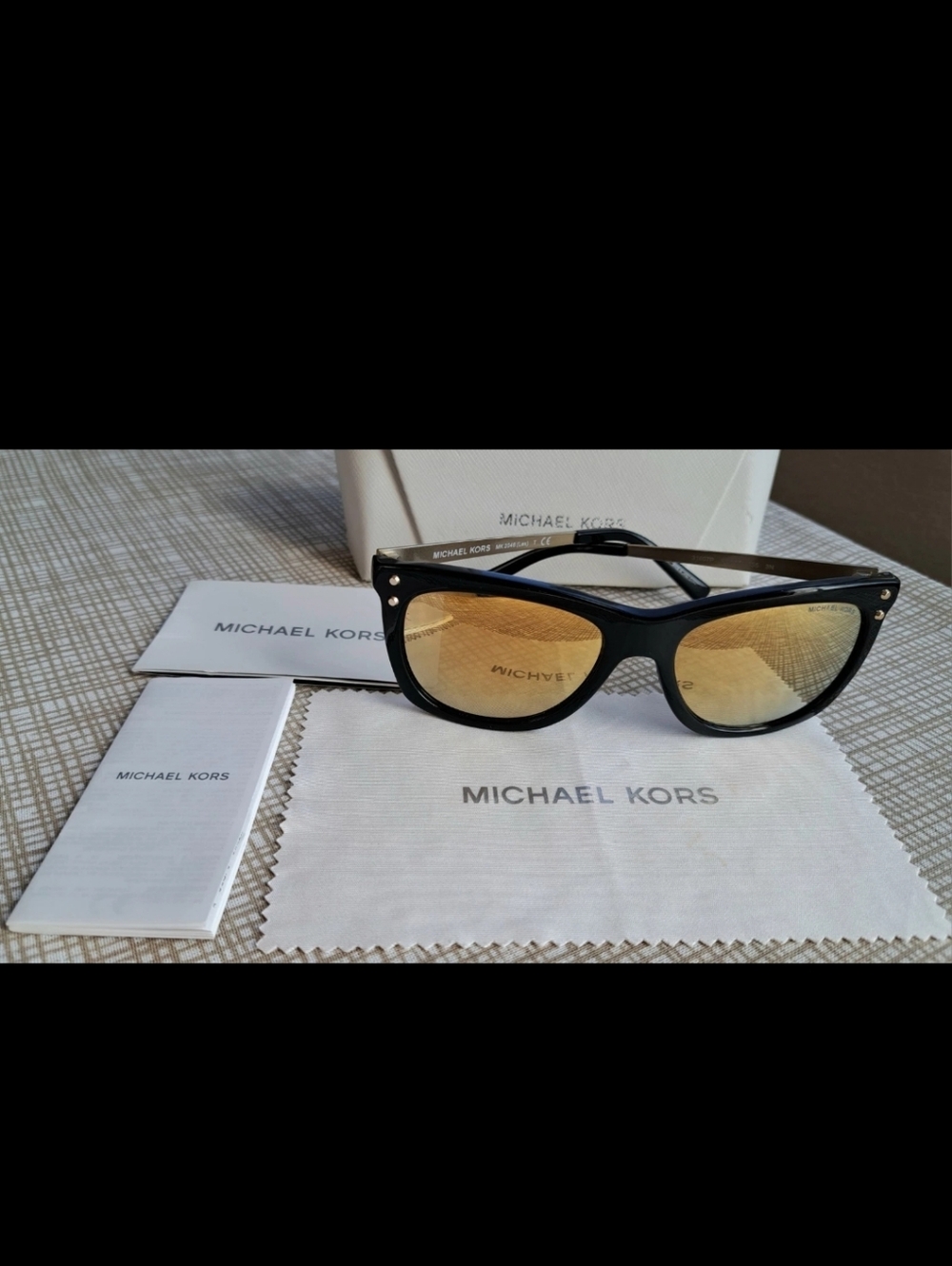 Michael Kors Womens Black Sunglasses